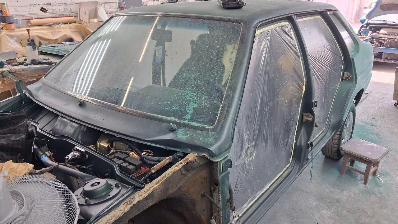 Подготовка Ваз 21099 к покраске